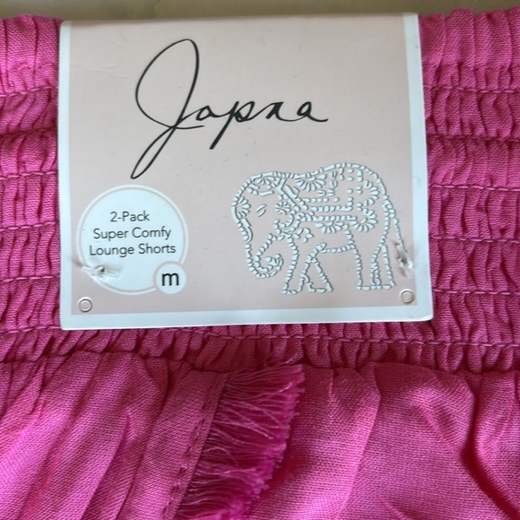 SET OF 2 MEDIUM JAPNA SUPER COMFY BOHO LOUNGE SHORTS - Picture 4 of 9